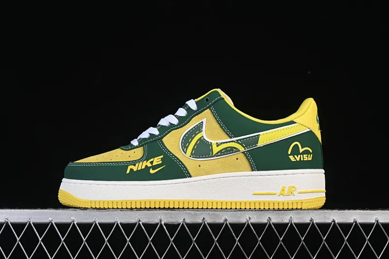 All categories Nk Air Force 1 Air Force series Nk Air Force 1 Low Air Force low-top Nike Air Force 1'07 Low grass green yellow Air Force 1 low-top casual sneakers SY1388-008